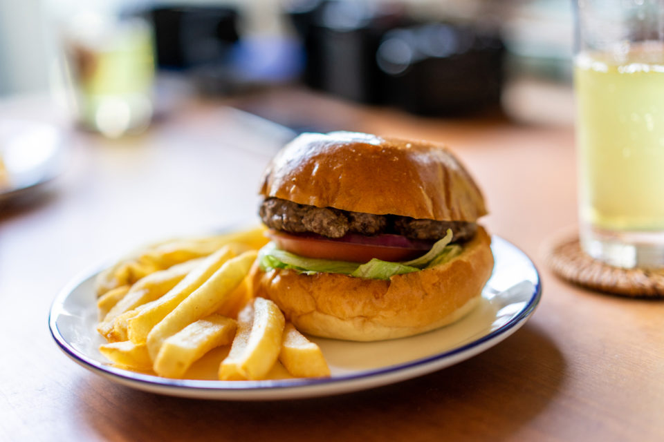 Take-out burgers at home